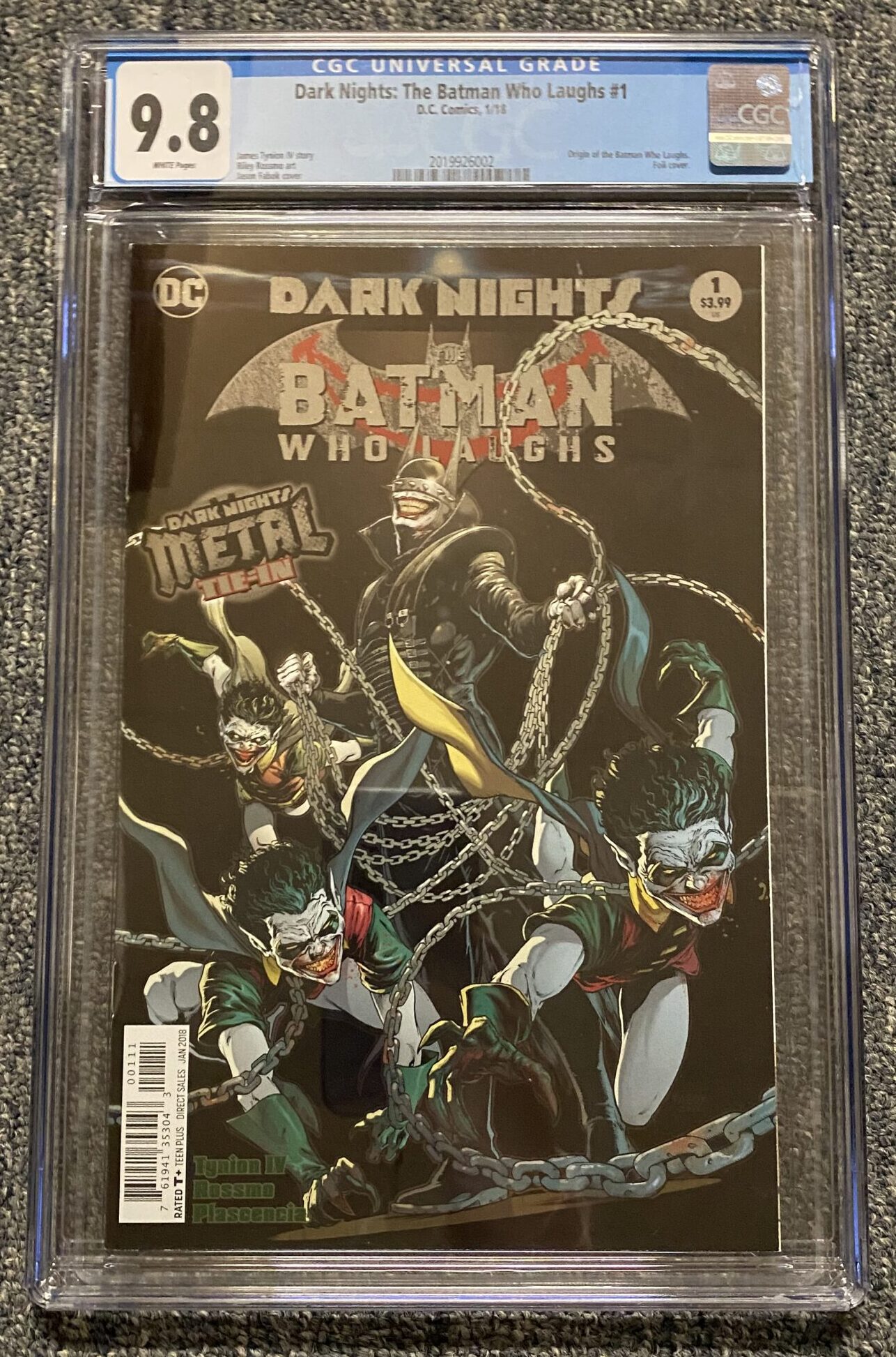 Dark Nights: The Batman Who Laughs #1 Grade 9.8 – New Wave Comics ...